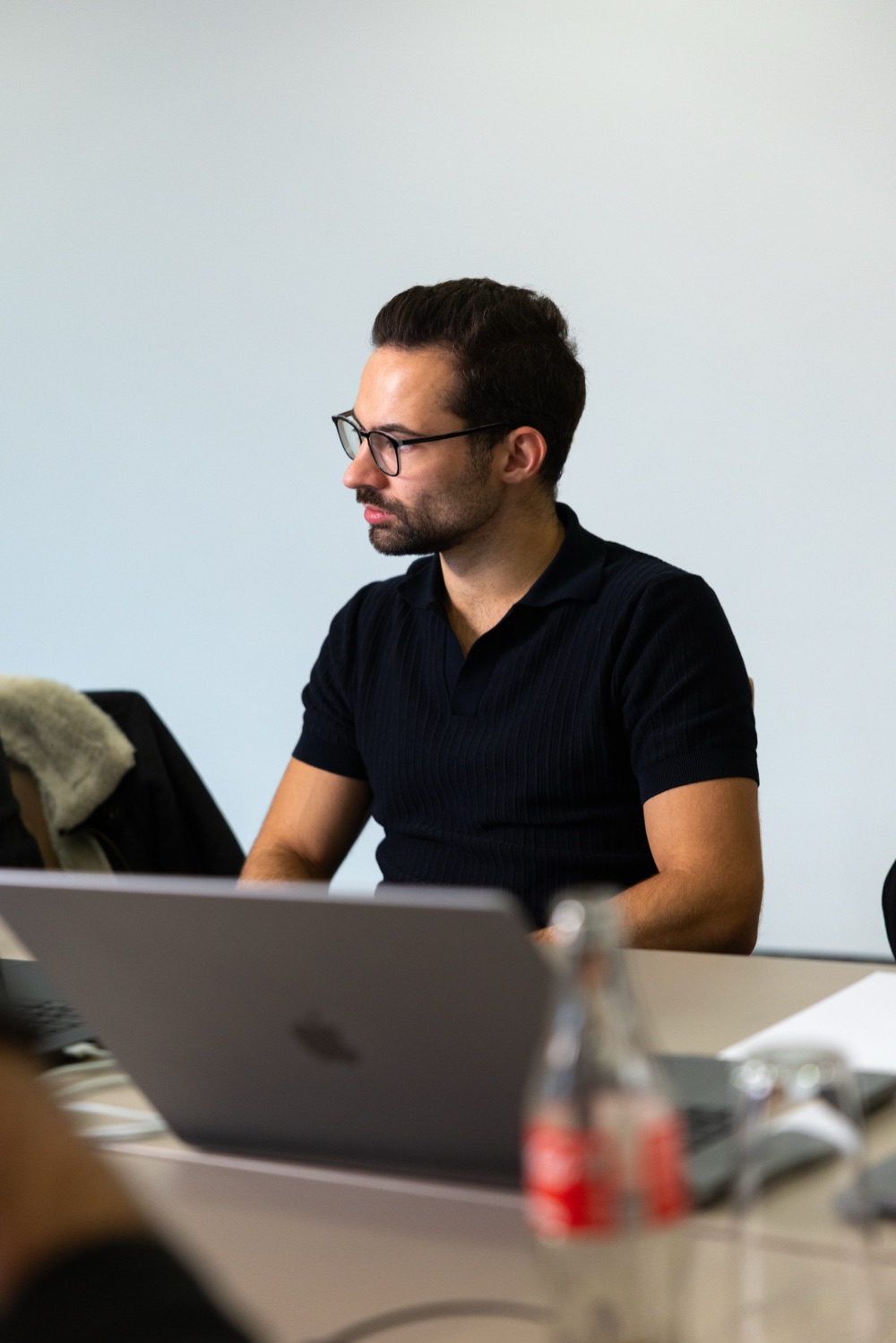 Philippe Sünram bei der Arbeit